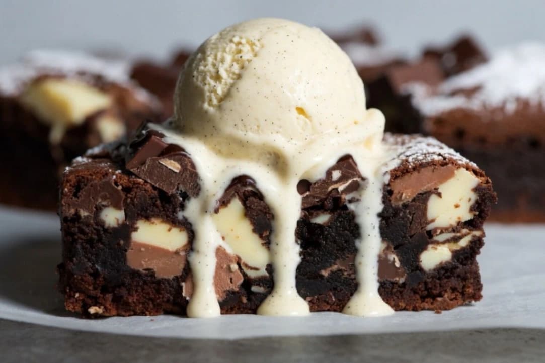 Brownie + 1 Scoop Ice Cream